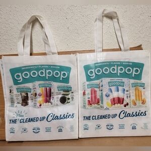 Good Pop Reusable Shopping Bag Lot Of 2 NWOT